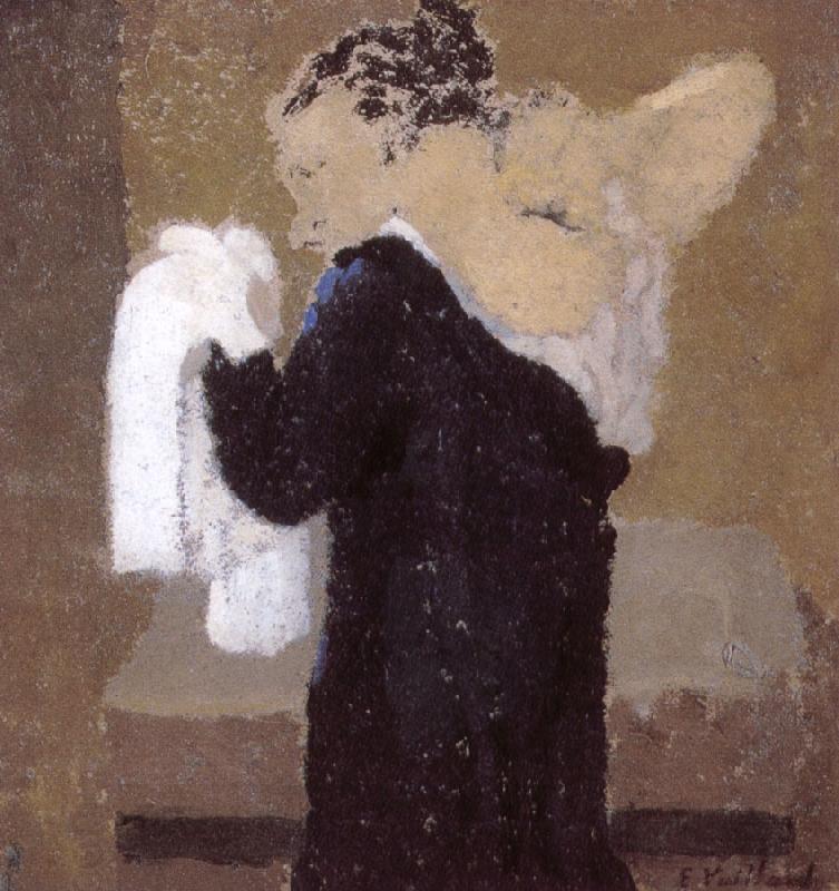 Edouard Vuillard Lady is being scrubbed of Vial oil painting picture